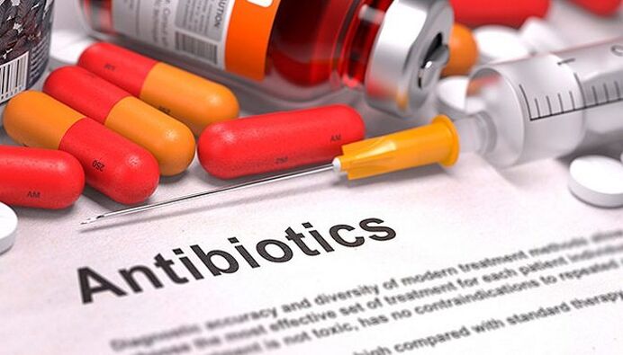 prostatit uchun antibiotiklar